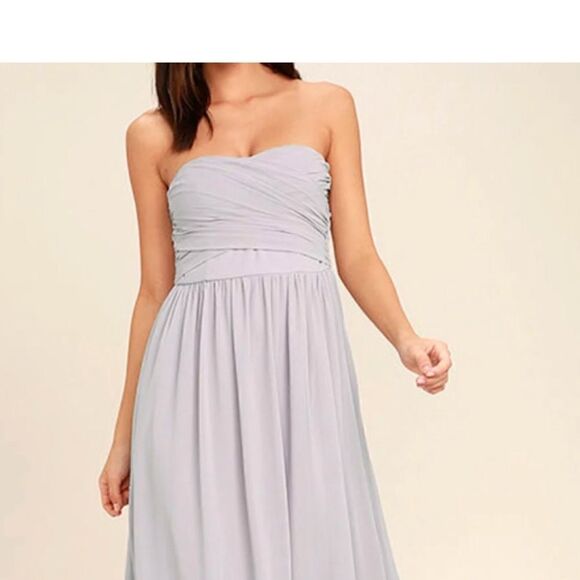 LULUS Exclusive Slow Dance Strapless NWT Size L - Picture 7 of 14